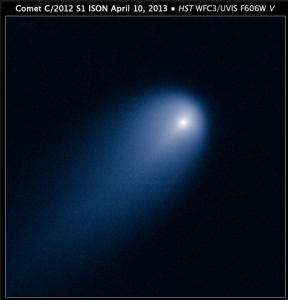 Comet Ison 's imagie from NASA