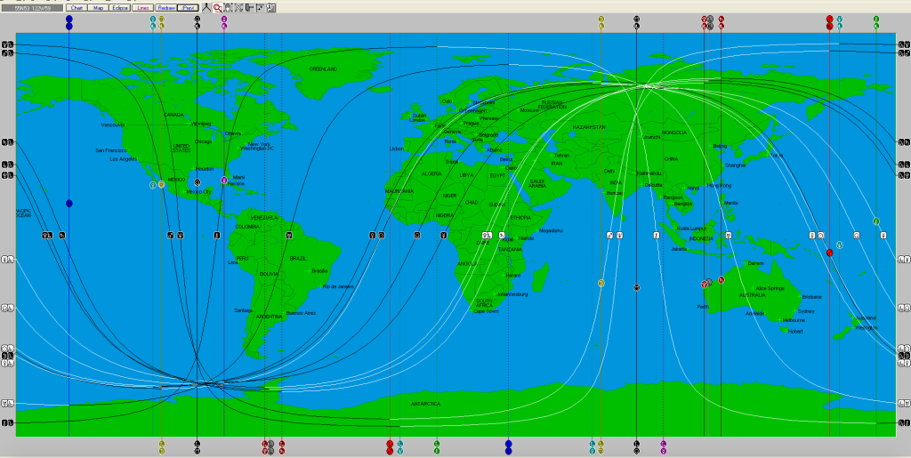 The Astromap of Jun 2020 Lunar Eclipse, it shows where will have Planet on the Angles in the Lunar Eclipse Chart and there area are usually going to experience strong impact of Eclipse.